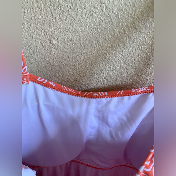 Bloomchic Orange/White Two Piece Swim Dress (US 14-16) NWT🌴 - Picture 7 of 10